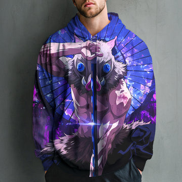 nosuke Hashibira Kimetsu no Yaiba Demon Slayer Hoodie