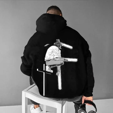 chainsaw man Printed Hoodie