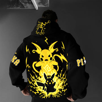 Unisex Anime Graphic Streetwear Vintage Hoodie丨Pokémon