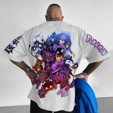 Unisex Anime Inspired Vintage T-Shirt丨Pokémon