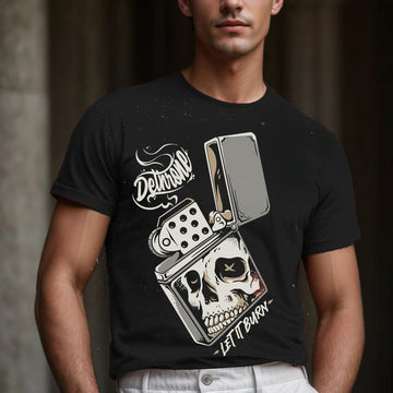 Men's lighter skull T-shirt