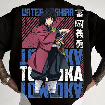 Demon Slayer Tomioka Giyuu Printed T-shirt