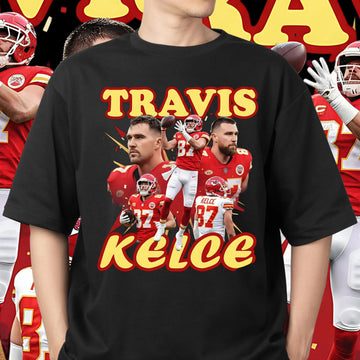 Travis Kelce T-Shirt: Kansas City Chiefs Football