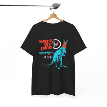 Twenty One Pilots Australia Edition Quiet is Violent T-shirt Unisex Heavy Cotton