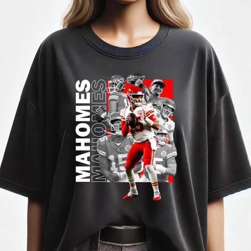 Patrick Mahomes Streetwear T-Shirt : KC Football Sublimation T-Shirt
