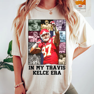Travis Kelce Shirt, Kansas City Football Shirt, Kelce Jersey, Comfort Colors Travis Kelce Shirt