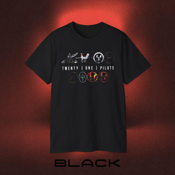 Twenty One Pilots Album Covers Collage T-Shirt