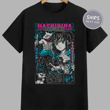 Inosuke Demon Slay Shirt Anime Demon Shirt Slayer Anime Shirt