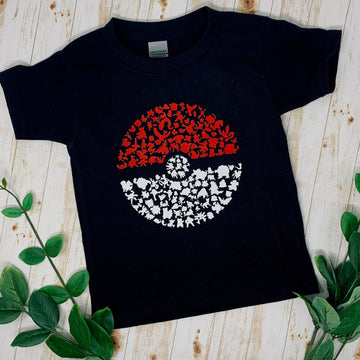 Pokémon Poke Ball Characters T Shirt