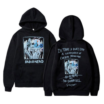 British Rock Band Radiohead No Suprises Lyricles Hoodie