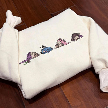 KPDH Embroidered Shirt, Dem0n H.u.n.t.e.r Embroidery Sweatshirt