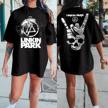 Linkin Park Rock Print T-shirt