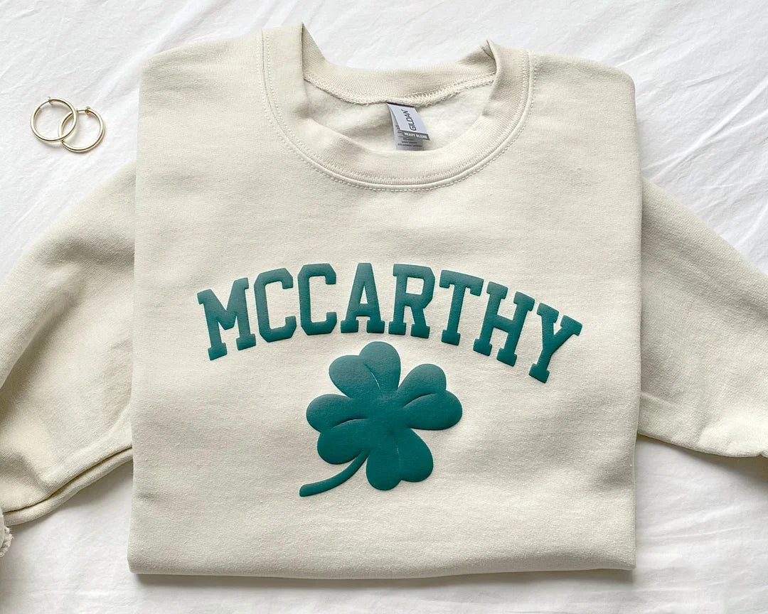 Personalized Name St Patrick's Day Sweatshirt