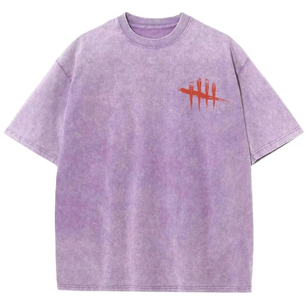 Horror Film Unisex Fit Washed T-Shirt
