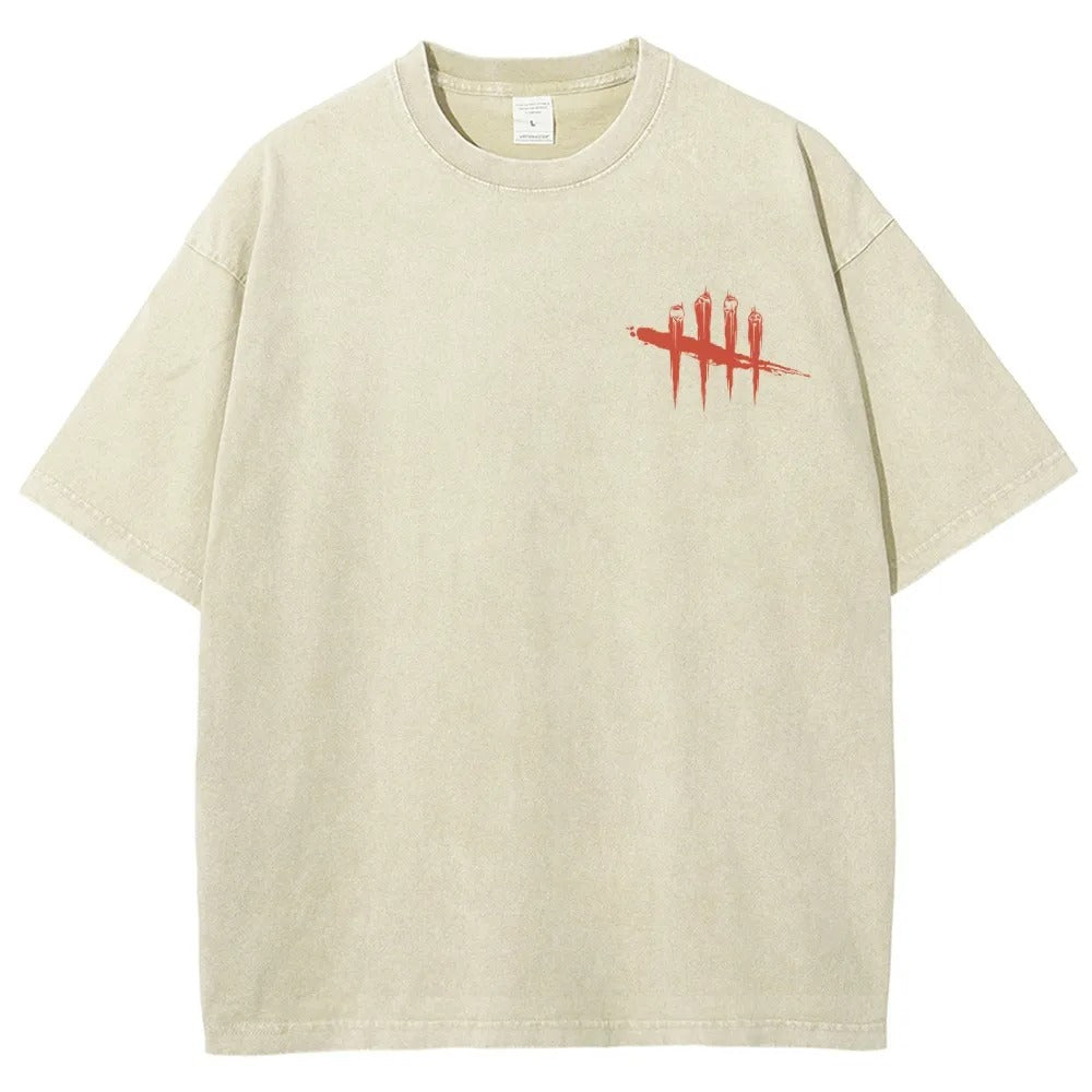 Horror Film Unisex Fit Washed T-Shirt