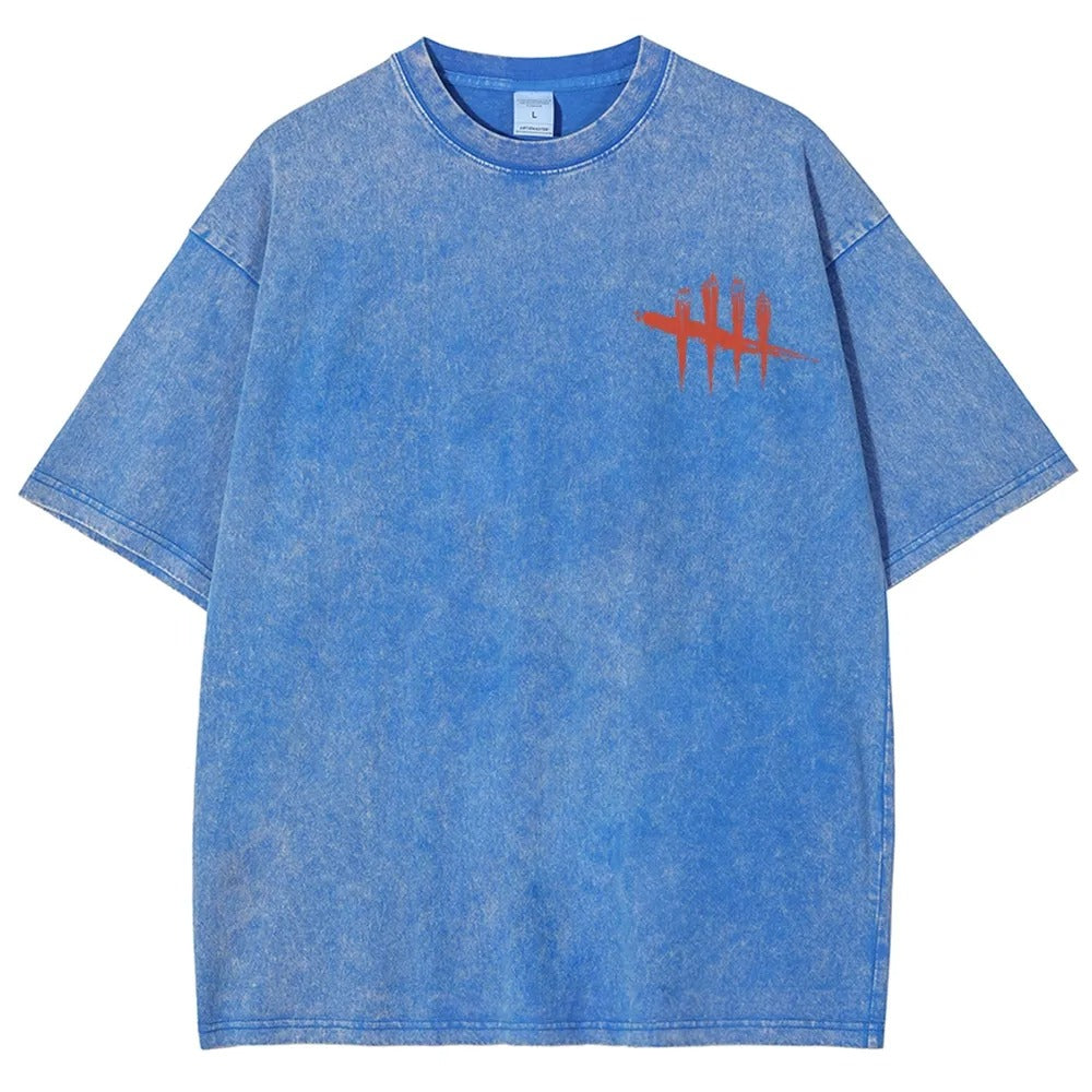 Horror Film Unisex Fit Washed T-Shirt
