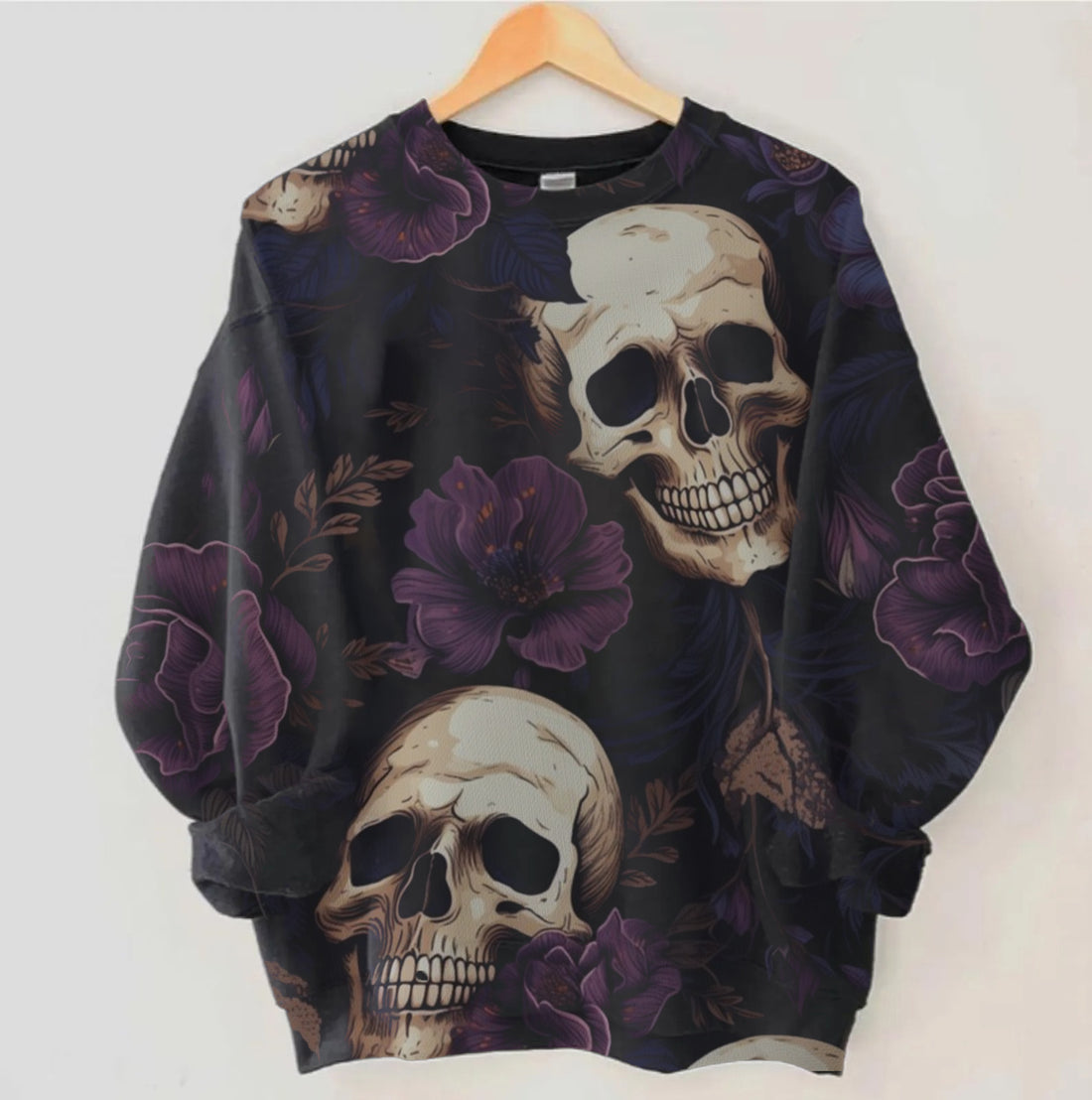 Floral Skull Sweatshirt