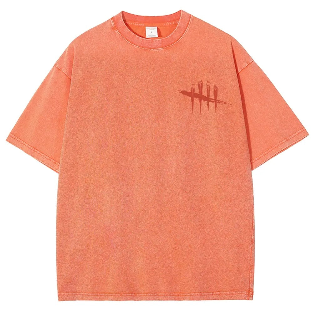 Horror Film Unisex Fit Washed T-Shirt