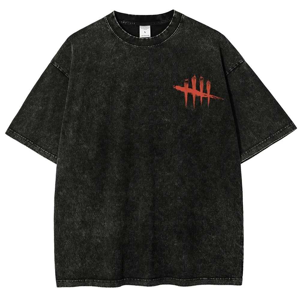 Horror Film Unisex Fit Washed T-Shirt
