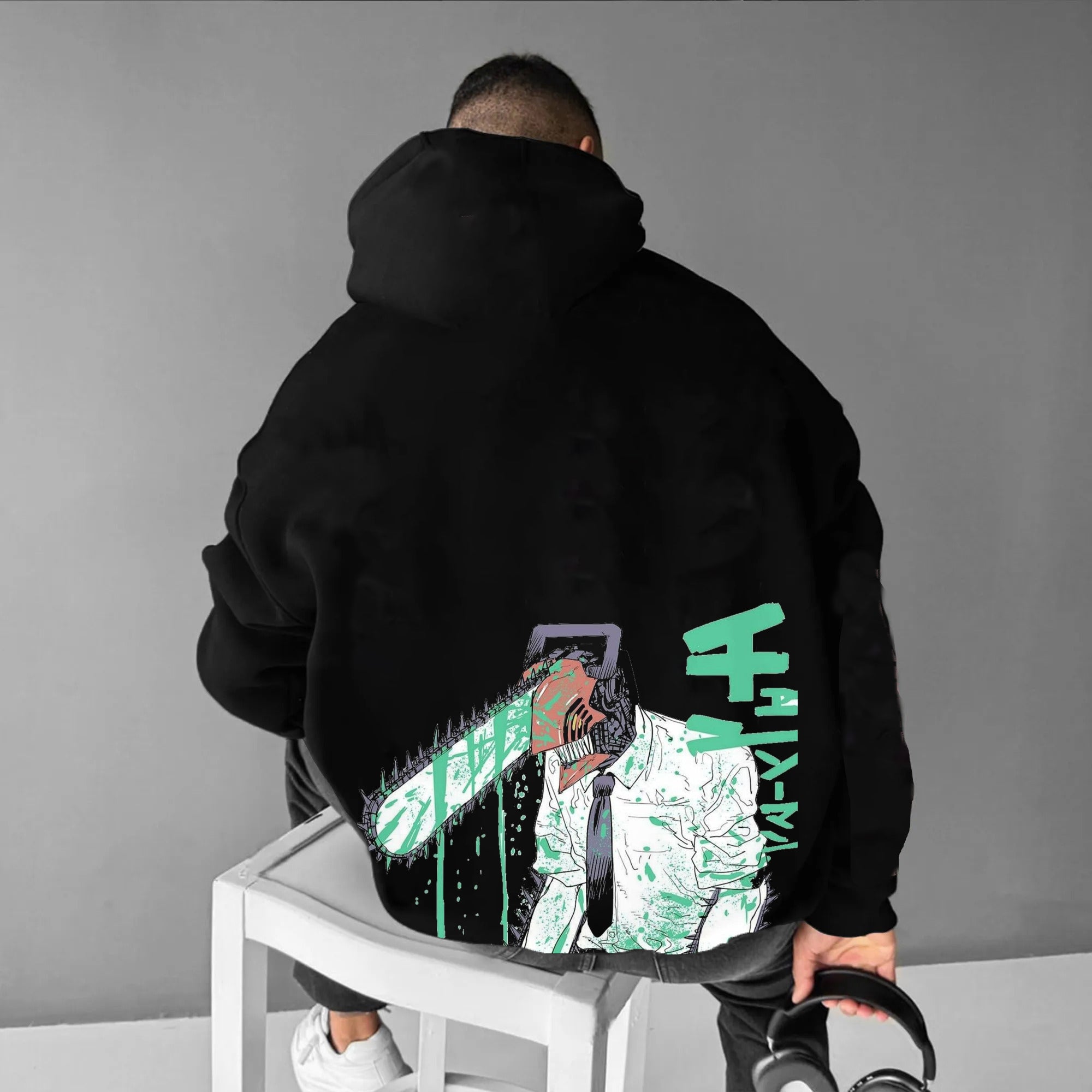 chainsaw man Printed Hoodie