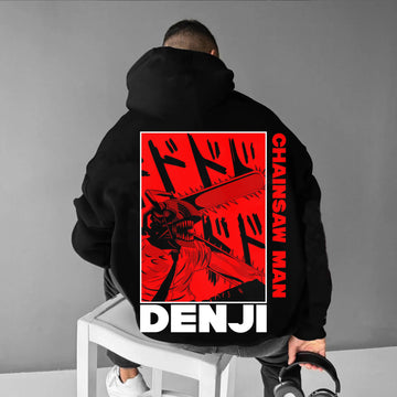chainsaw man Printed Hoodie