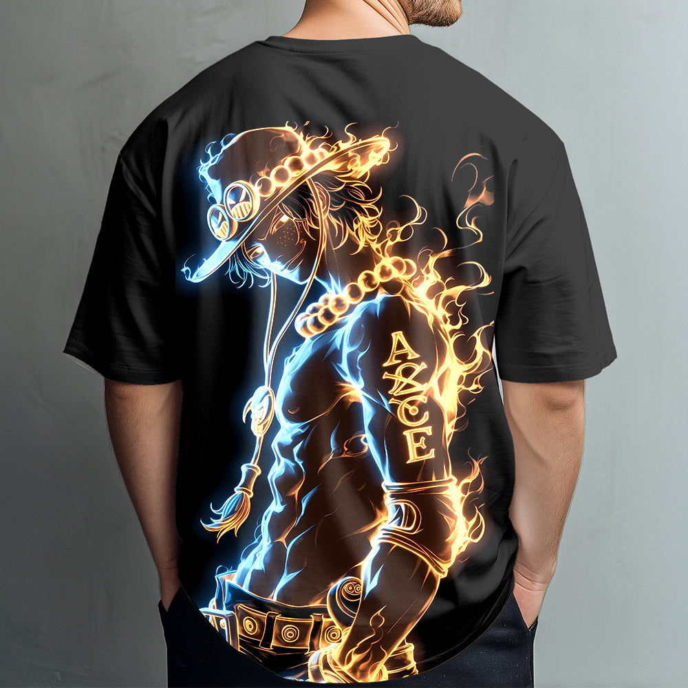 Men's Fashion Anime Short Sleeve