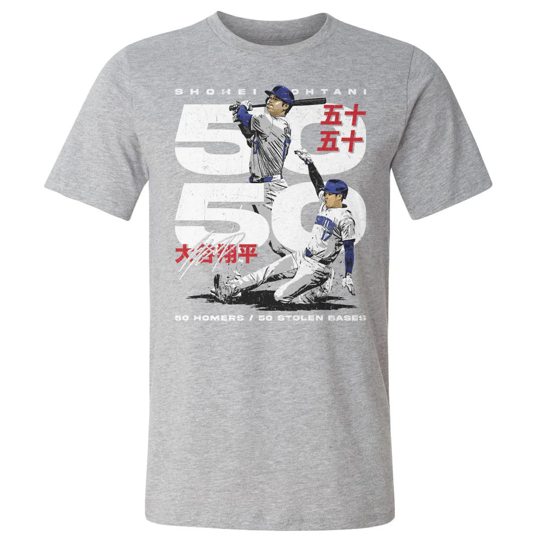 Shohei Ohtani Los Angeles D 50-50 Club Japanese T-Shirt
