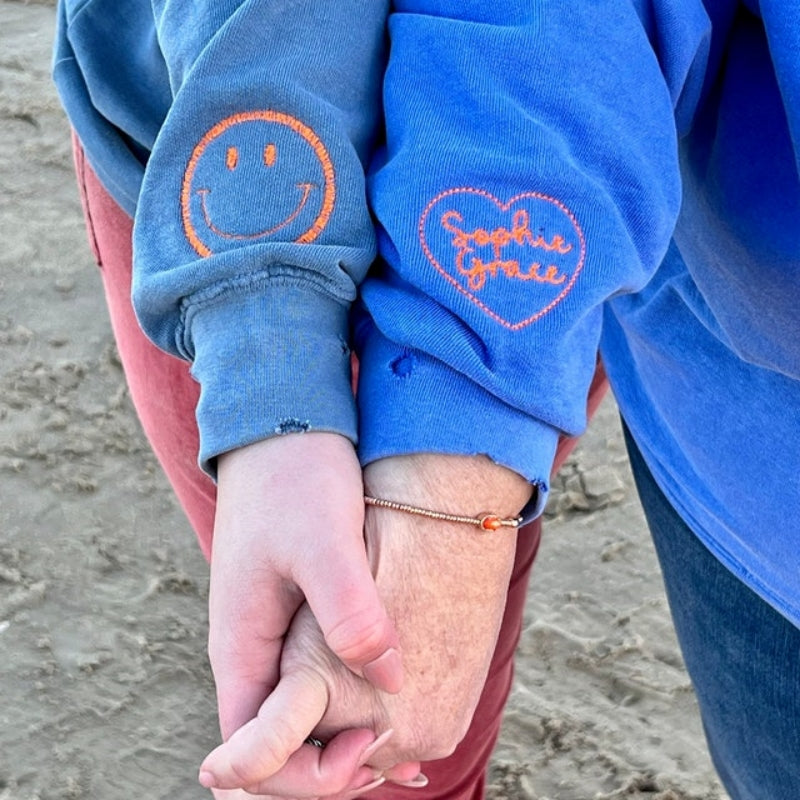 Vintage Personalized Embroidered Crewneck Sweatshirt