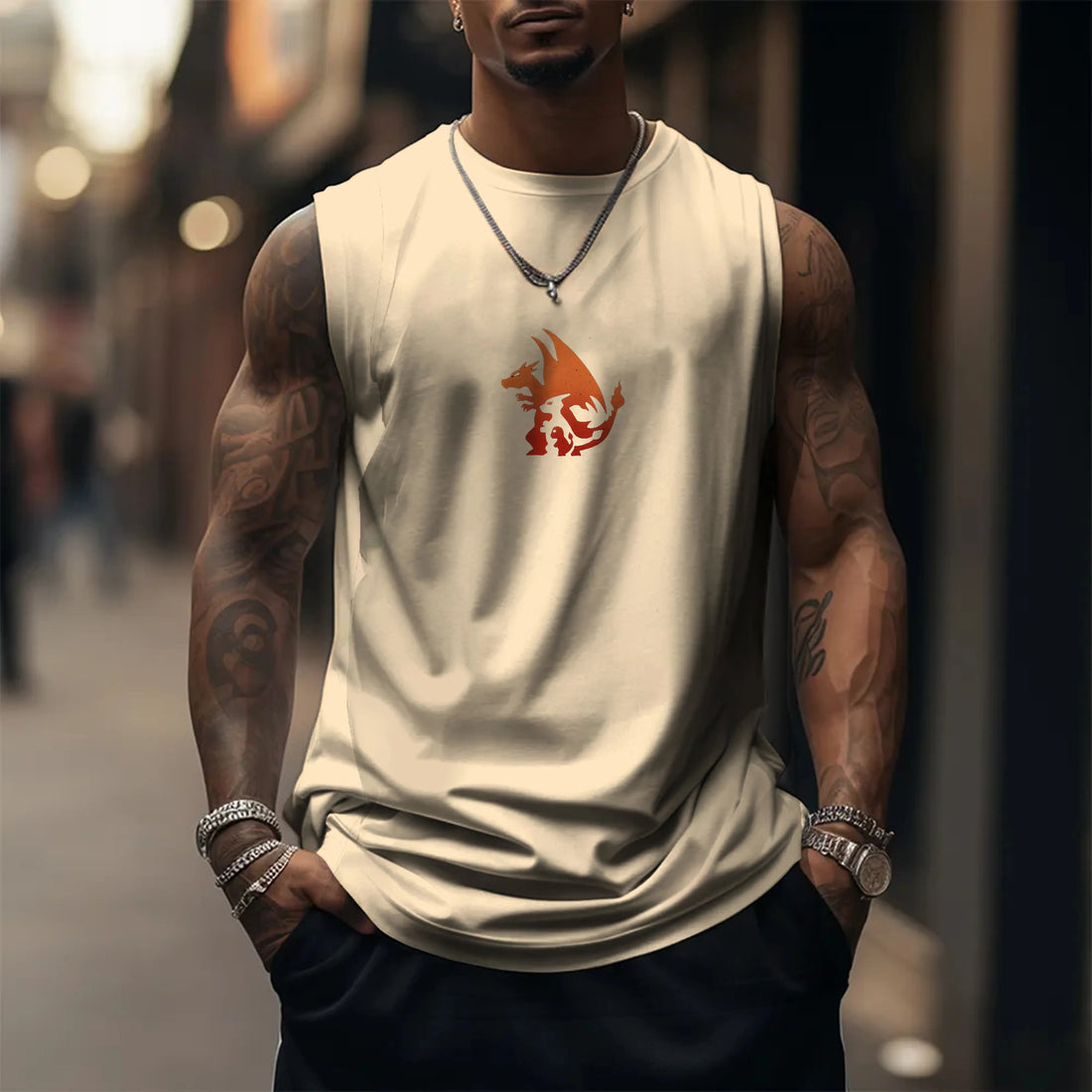 Unisex “Pokémon” Casual Anime Tank Top