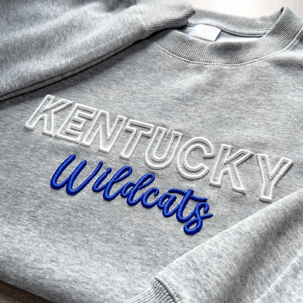 Custom Embroidered 3D Puff Team Sweatshirt