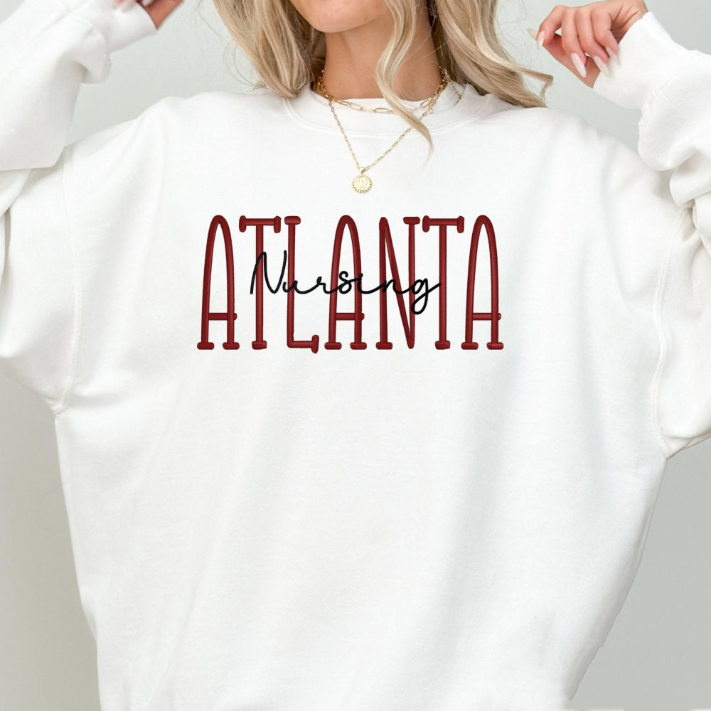 Custom College Major Embroidered T-Shirt