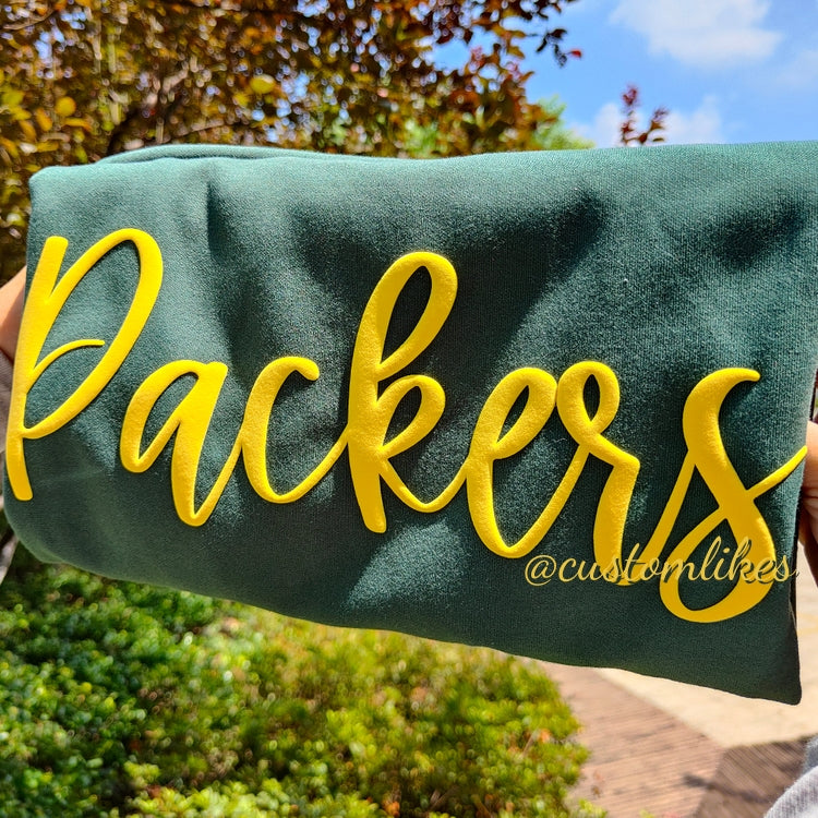 Custom Sports Fan Team Puff Sweatshirt