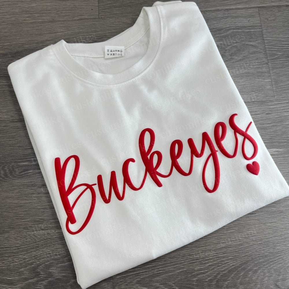 Custom Football Team Game Day Puff T-shirt