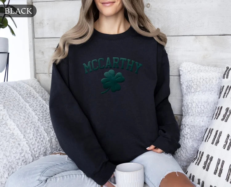 Personalized Name St Patrick's Day Sweatshirt