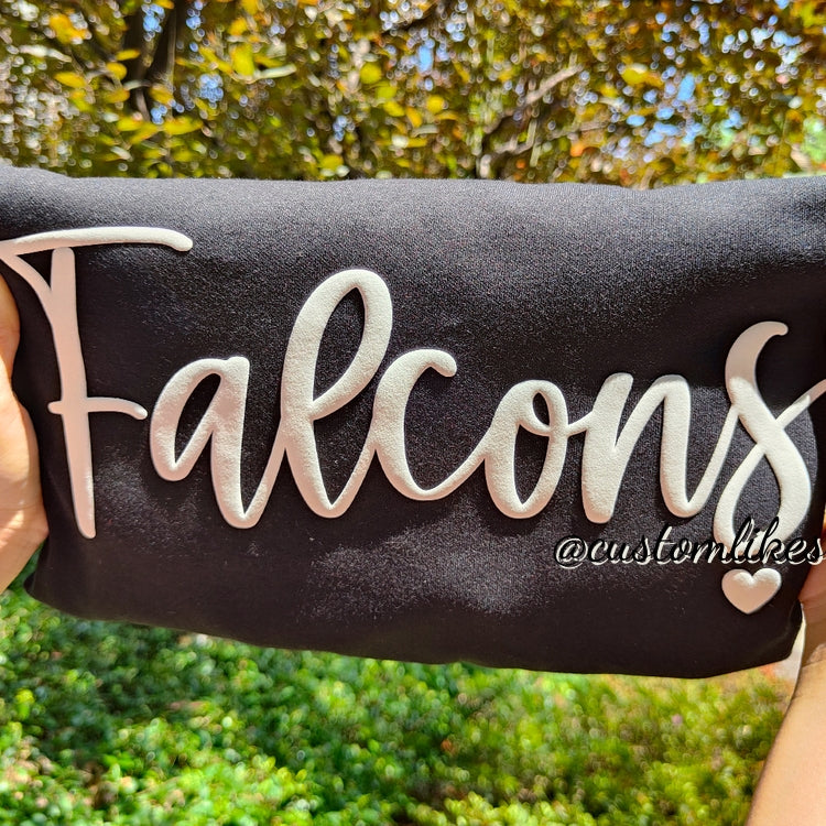 Custom Sports Fan Team Puff Sweatshirt