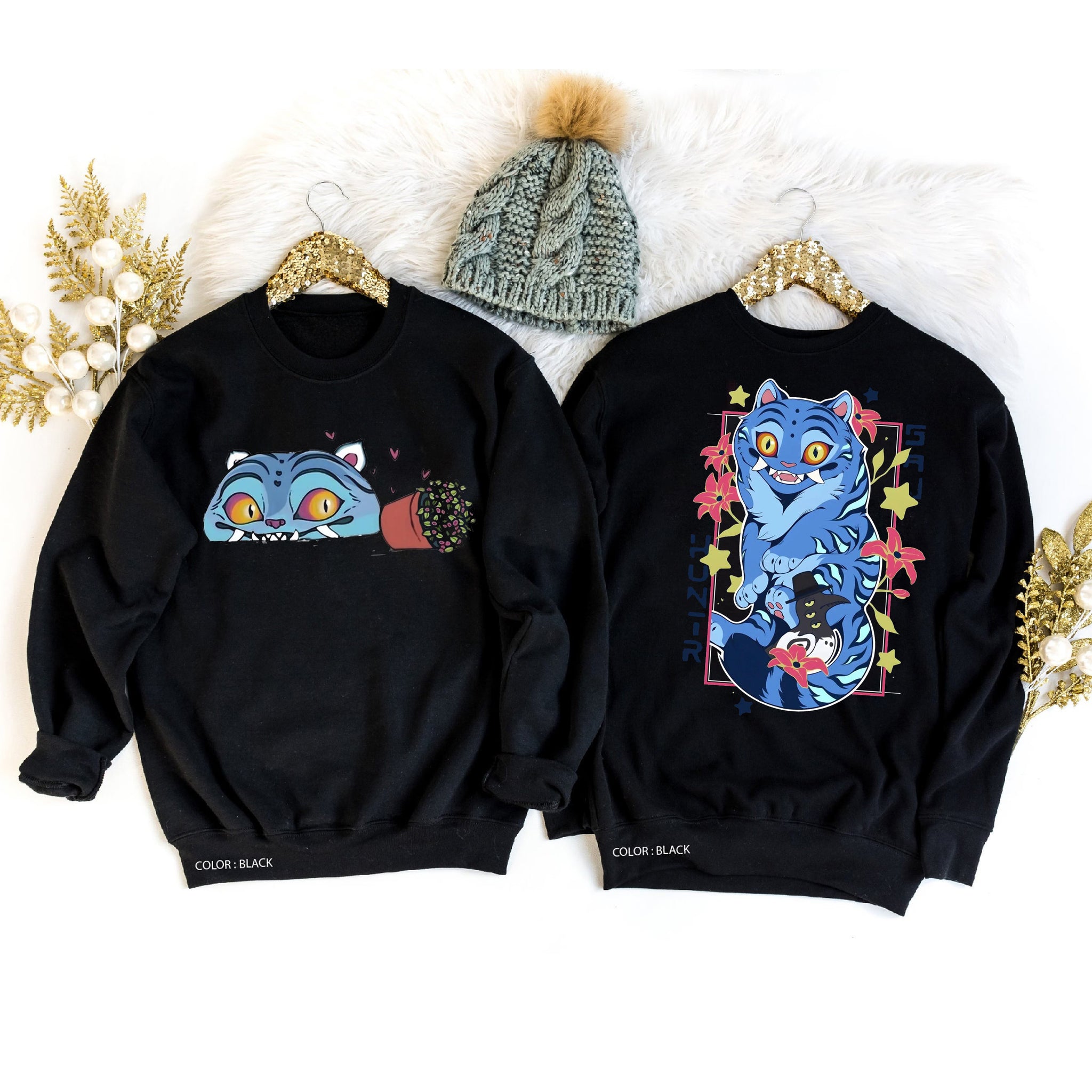 Hunters Tiger fan Sweatshirt, Kpop Saja Boys Sweater