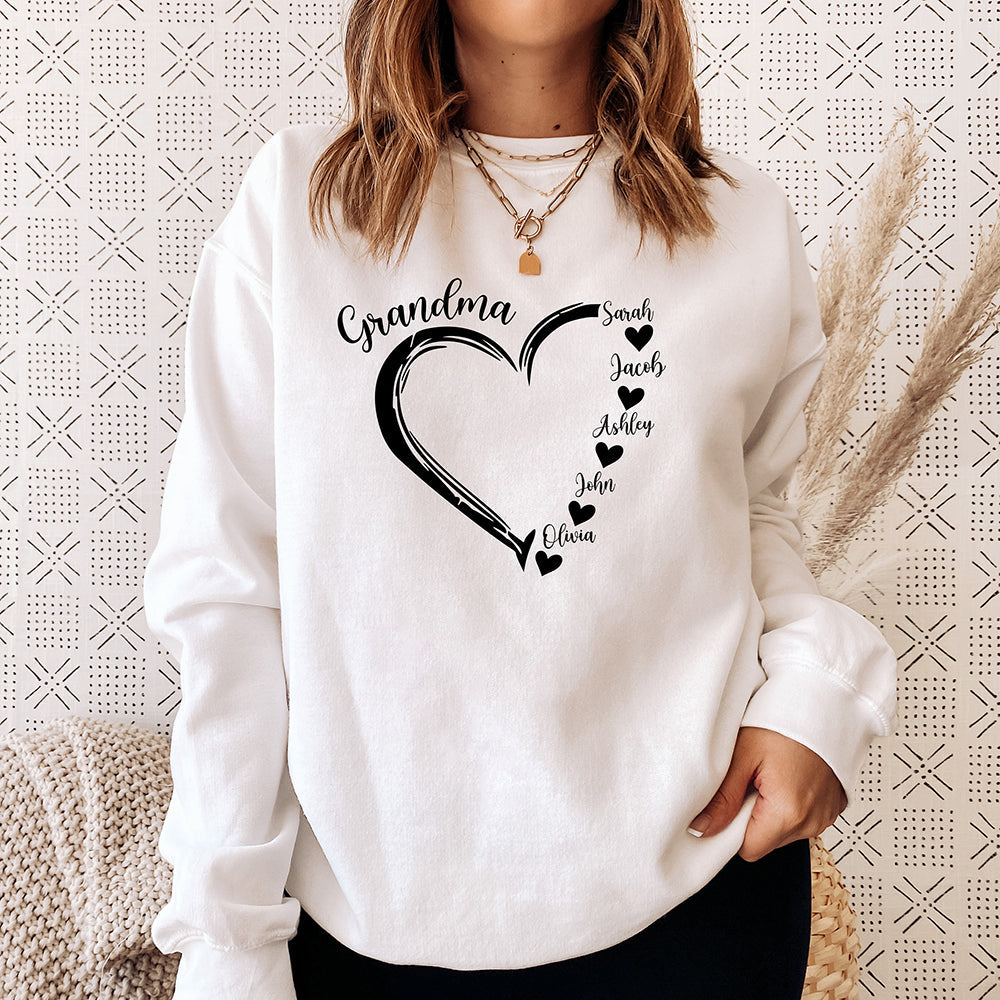 Custom Mother's Day Sweatshirt with Kid's Names