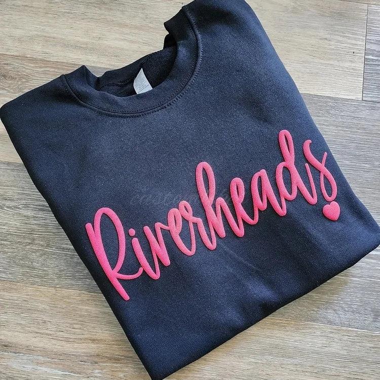Custom Football Team Game Day Puff Sweatshirt