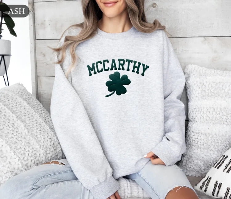 Personalized Name St Patrick's Day Sweatshirt