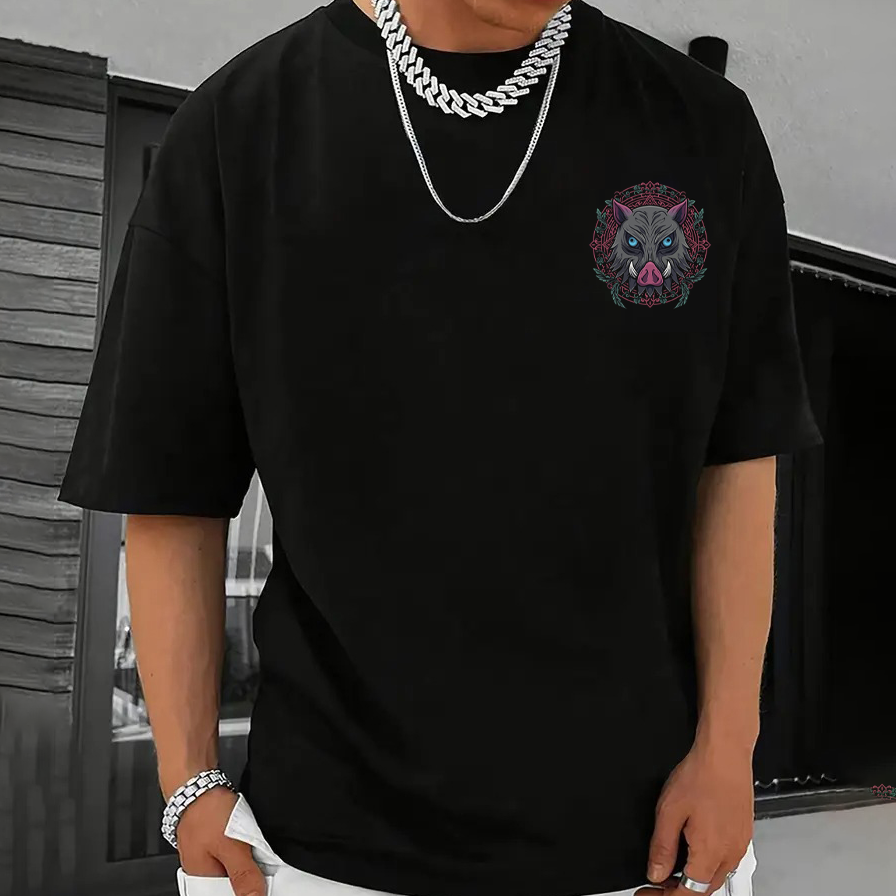 Demon Slayer  Hashibira Inosuke Printed T-shirt