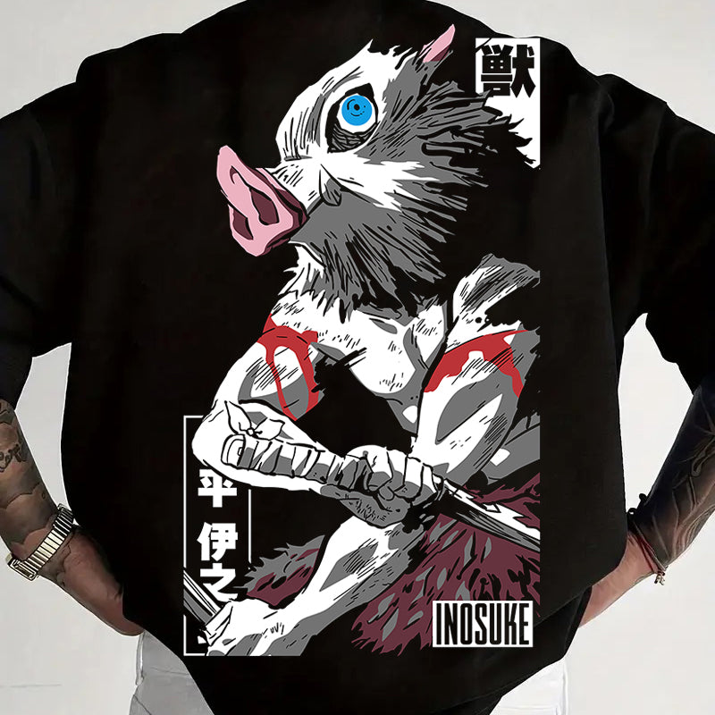 Demon Slayer  Hashibira Inosuke Printed T-shirt