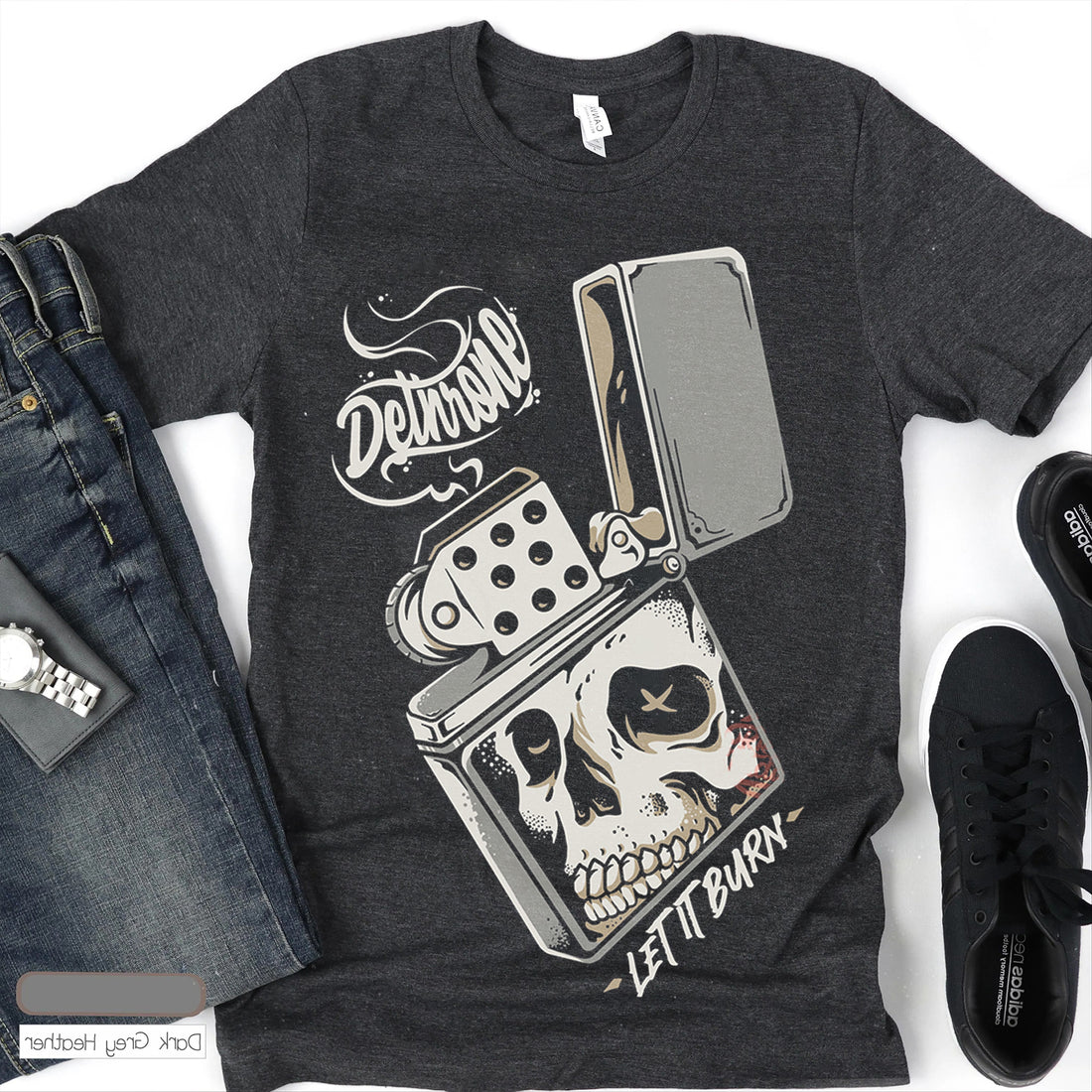 Men's lighter skull T-shirt
