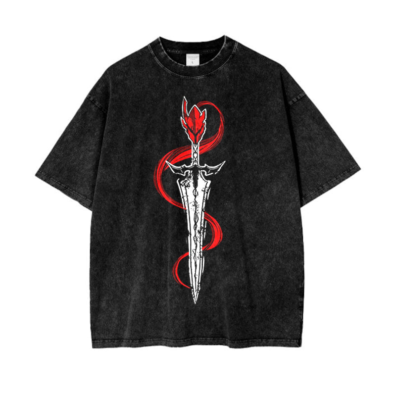 Black Clover Yami Washed Tee