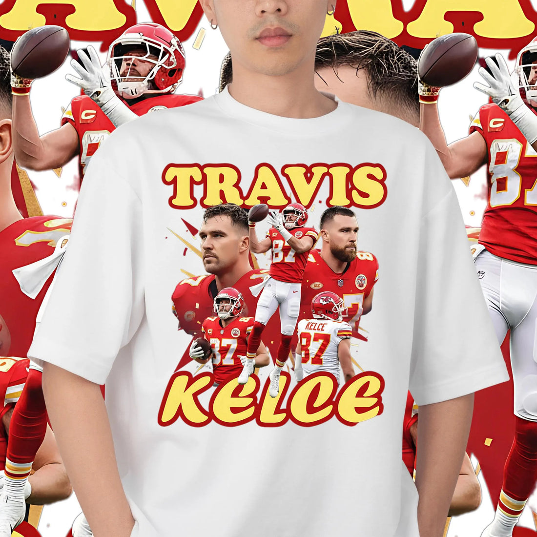 Travis Kelce T-Shirt: Kansas City Chiefs Football