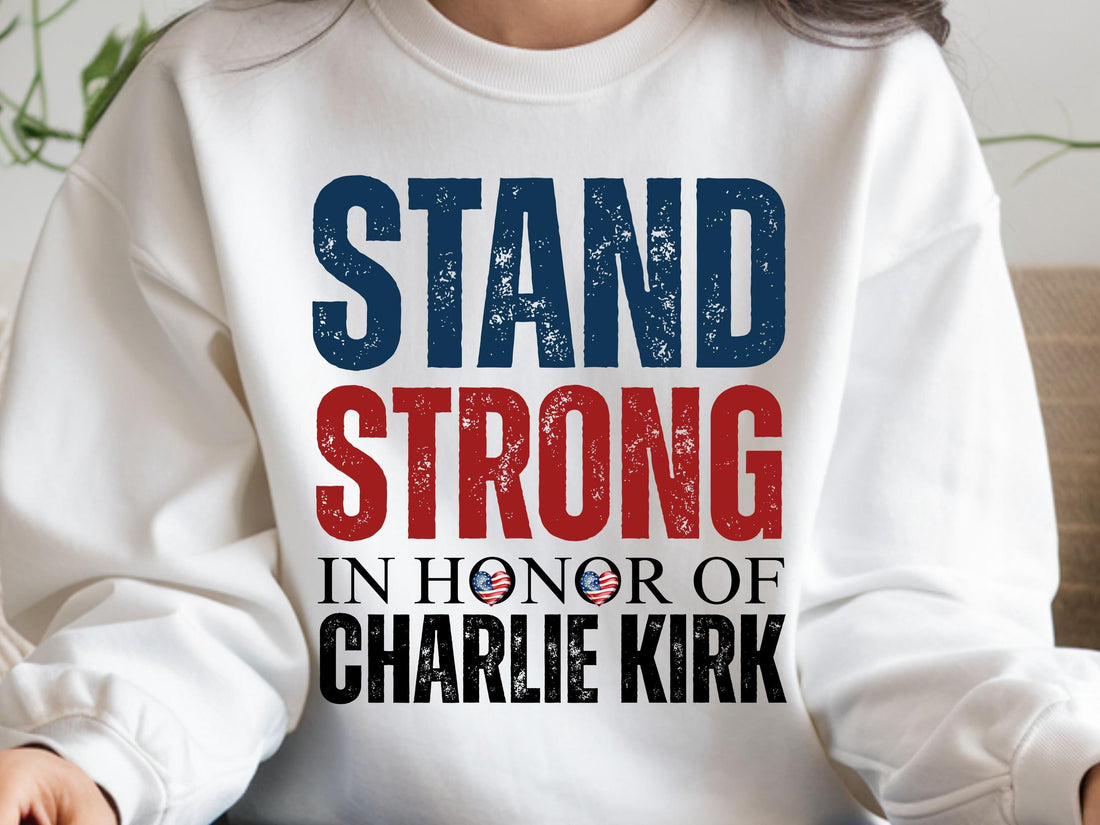 Charlie Kirk Png, Stand Strong, In Memory Of Charlie Kirk, Rest In Peace for Him, RIP Charlie Kirk