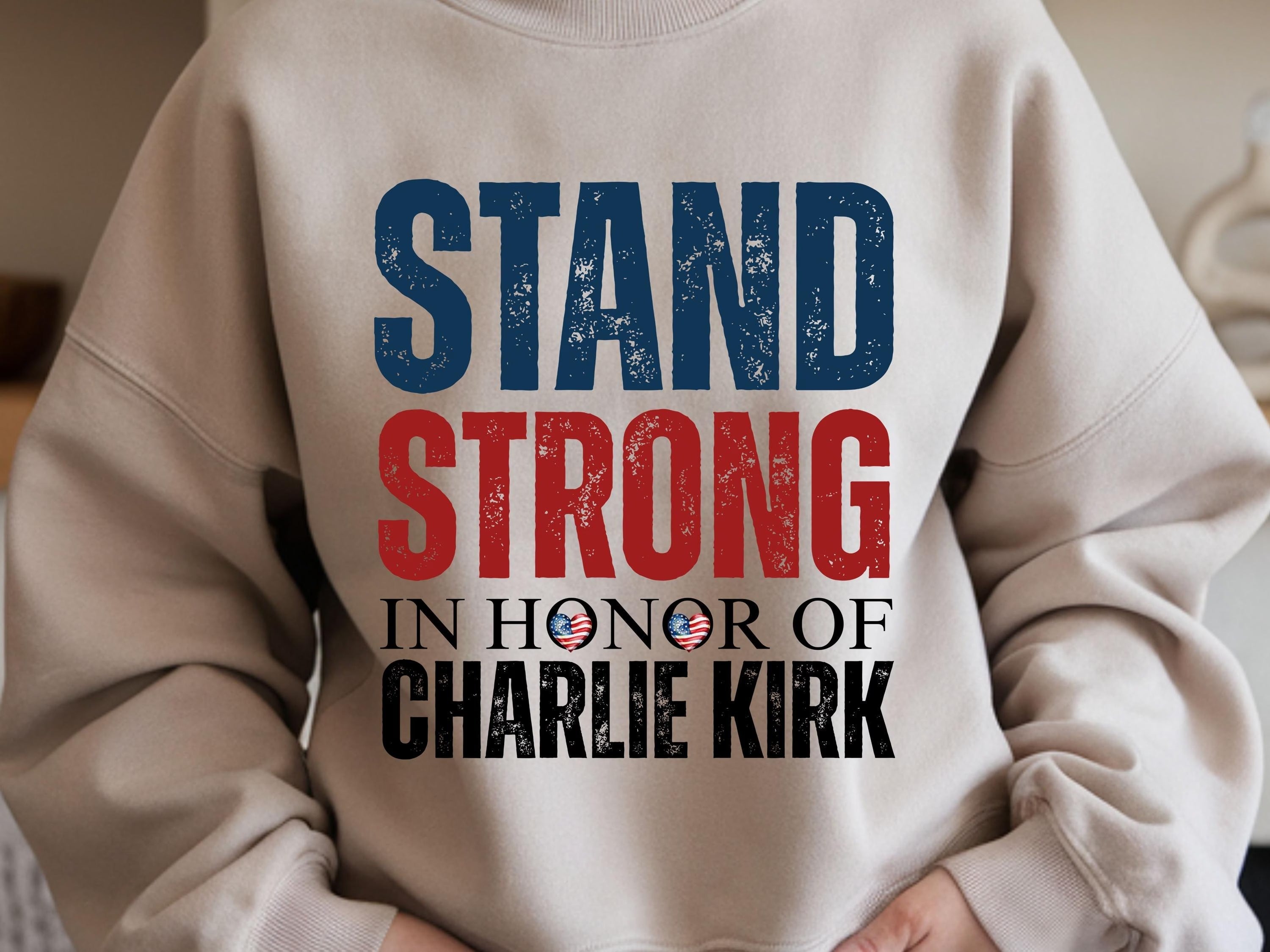 Charlie Kirk Png, Stand Strong, In Memory Of Charlie Kirk, Rest In Peace for Him, RIP Charlie Kirk