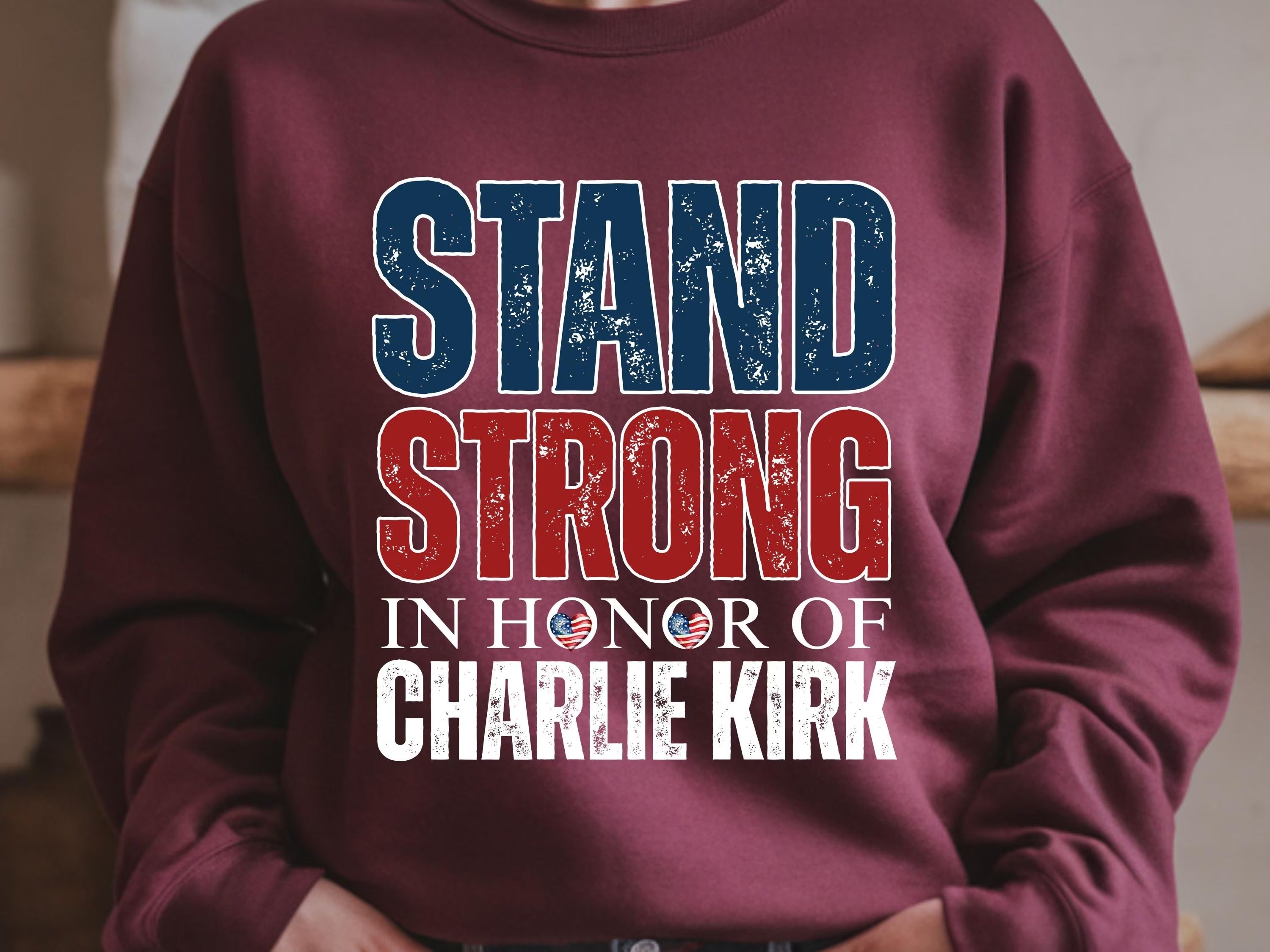 Charlie Kirk Png, Stand Strong, In Memory Of Charlie Kirk, Rest In Peace for Him, RIP Charlie Kirk