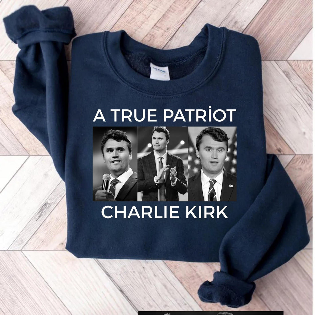 A True Patriot Charlie Kirk Shirt - Justice for Charlie Kirk Shirt - Prayers Up for Charlie - Activist Sweatshirt