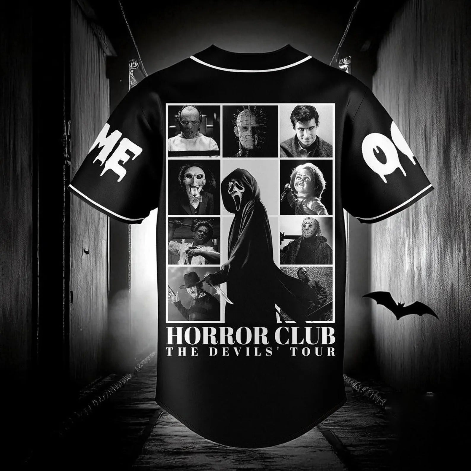 Halloween Horror Club  Custom Name & Number Jersey