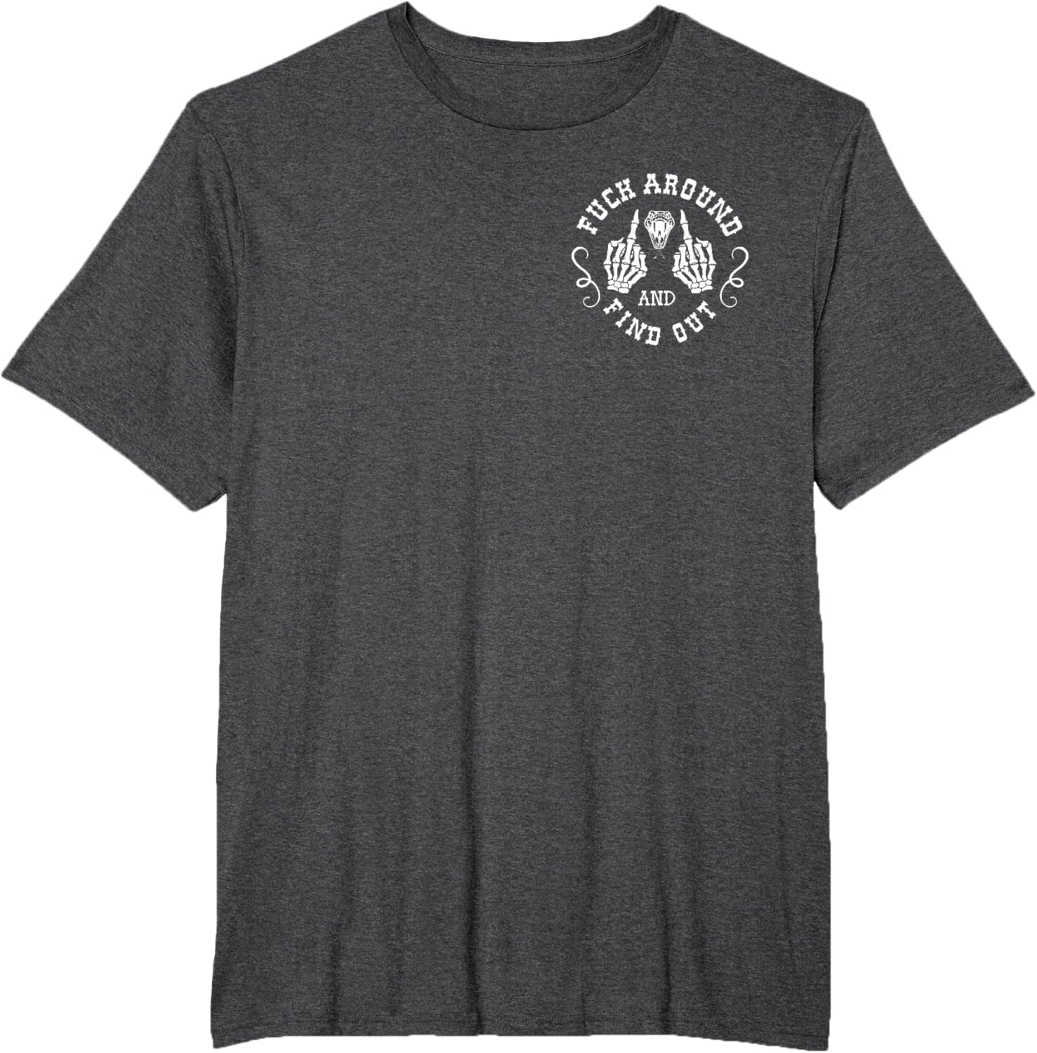 Men's Skull Funny T Shirt 100% Cotton Short Sleeve Graphic Shirt